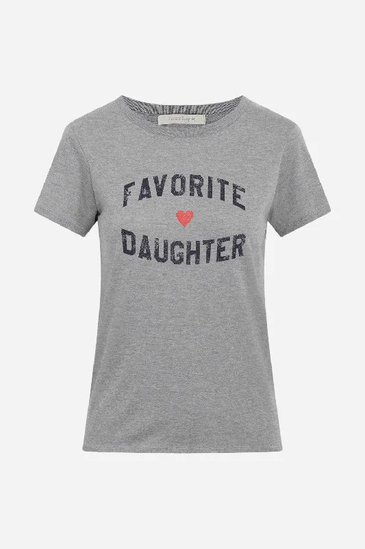 Favorite Daughter Tee in Heather Grey