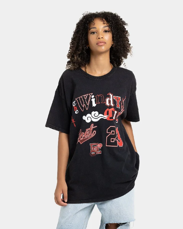 Goat Crew Windy City Vintage T-Shirt Black Wash