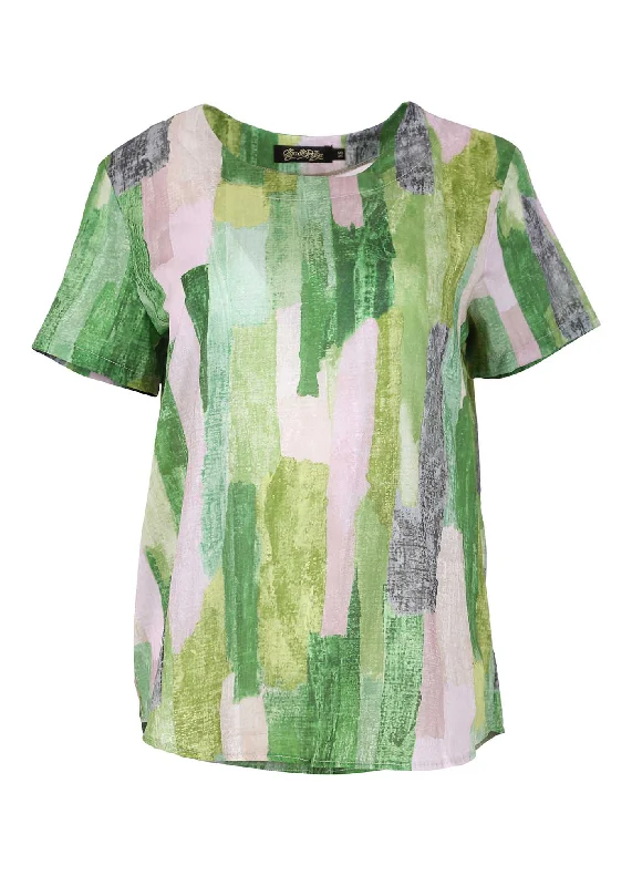 Providencia Top Mountain Green in Cotton