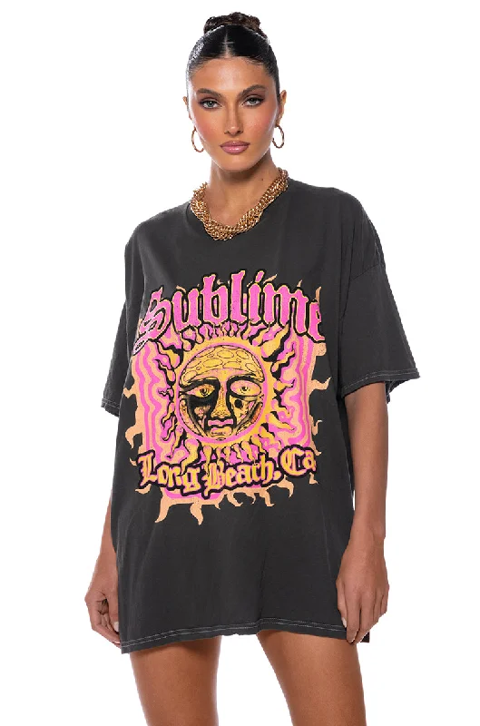 SUBLIME OVERSIZED BAND TEE