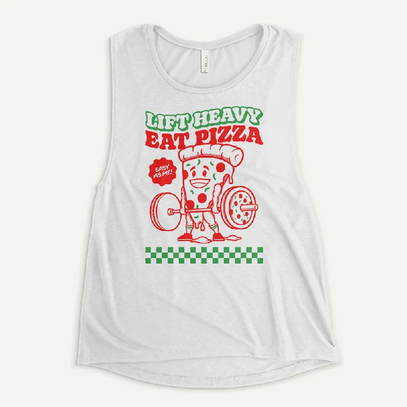 Lift Heavy Eat Pizza Women’s Muscle Tank