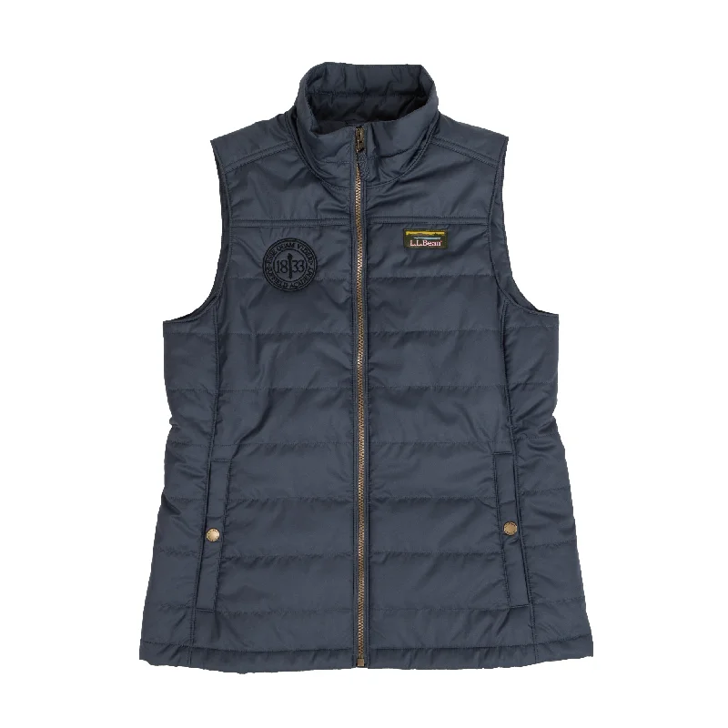 LL Bean Women's Gunmetal Gray Puffer Vest