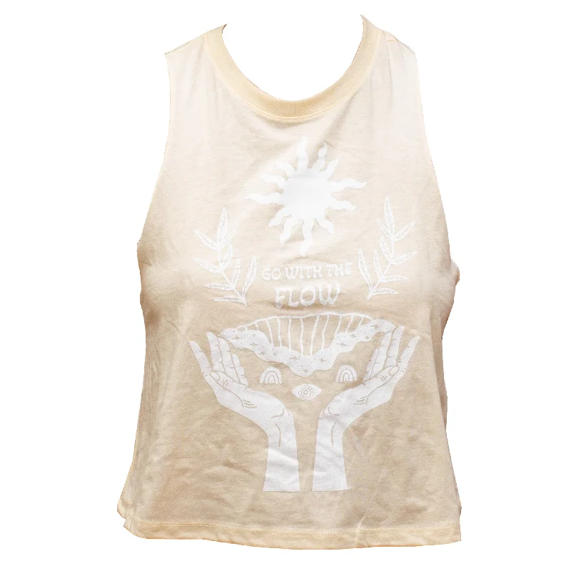 Surf Station Go With The Flow Women's Tank Top - Vanilla