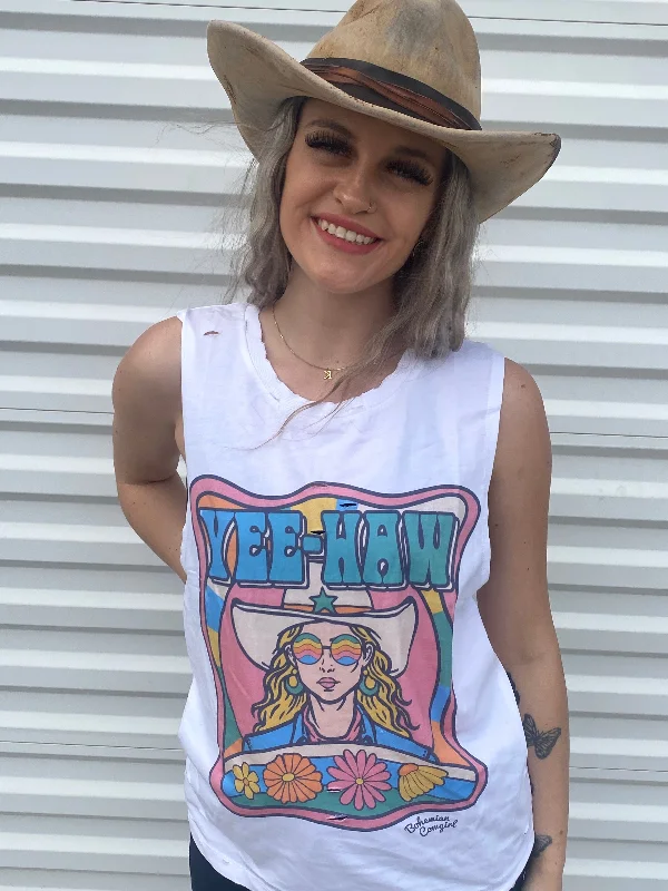 YEE-HAW Cowgirl - Tank