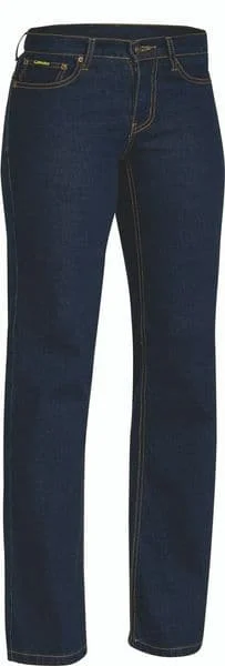 Bisley Ladies Denim Stretch Jeans - Blue (BPL6712)