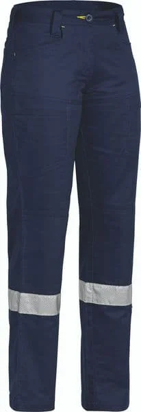 Bisley Women's 3M Taped X Airflow™ Ripstop Vented Work Pant - Navy (BPL6474T)