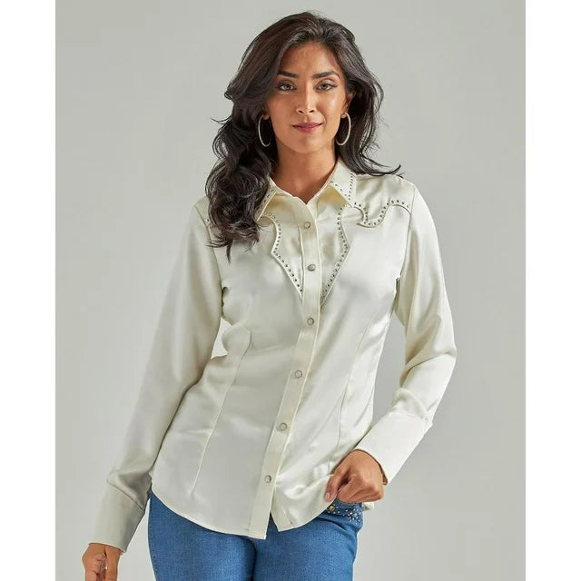 Ladies Wrangler Western Dress Shirt