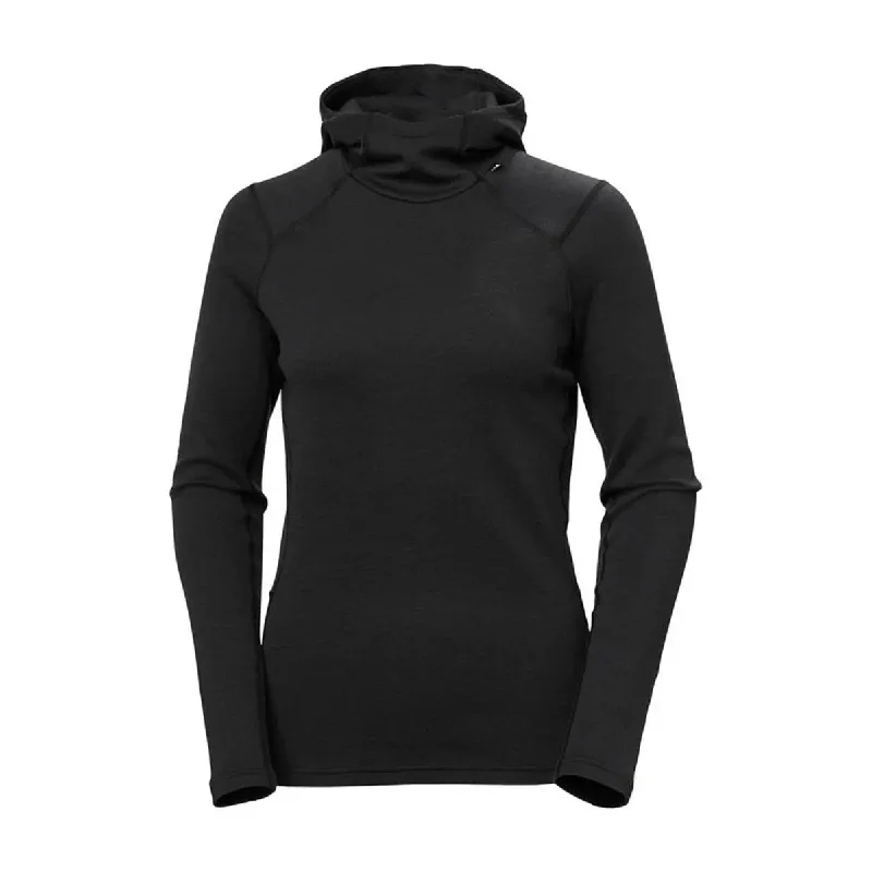 LIFA® Merino Midweight 2-in-1 Base Layer Hoodie - Black