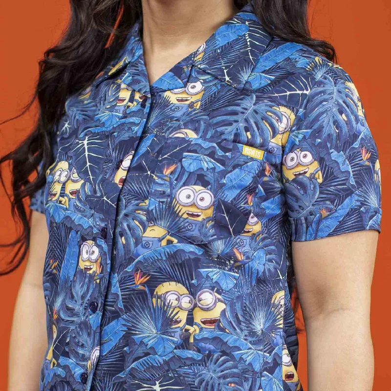 Minions “In Search of BA NA NA” – Women's KUNUFLEX Short Sleeve Shirt