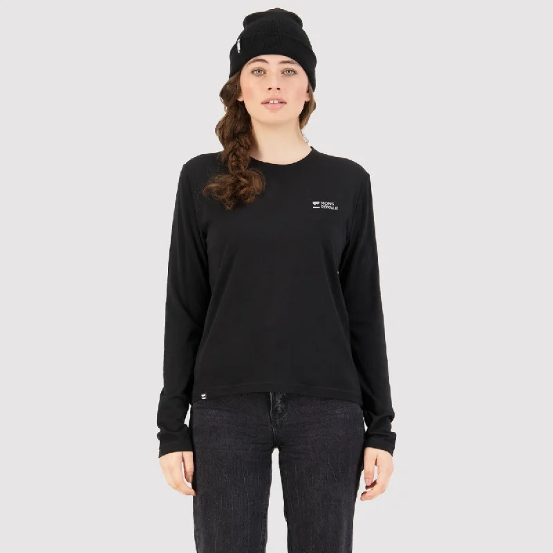 Mons Royale - Women's Icon Relaxed LS - Black