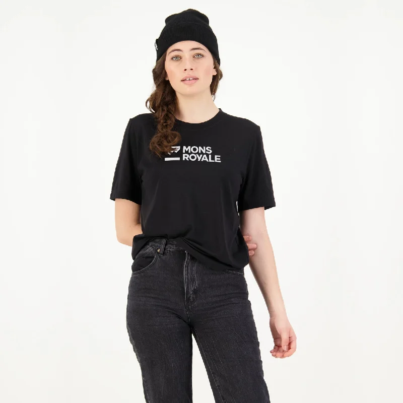 Mons Royale - Women's Icon Relaxed Tee - Black