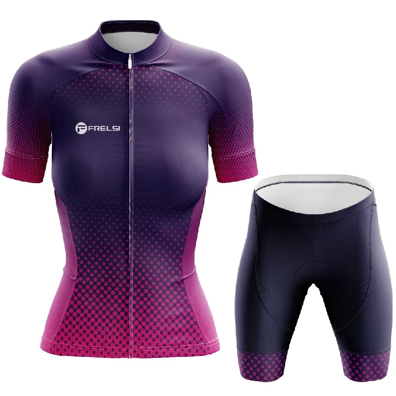 Purple Dot Ride | Women's Short Sleeve Cycling Set