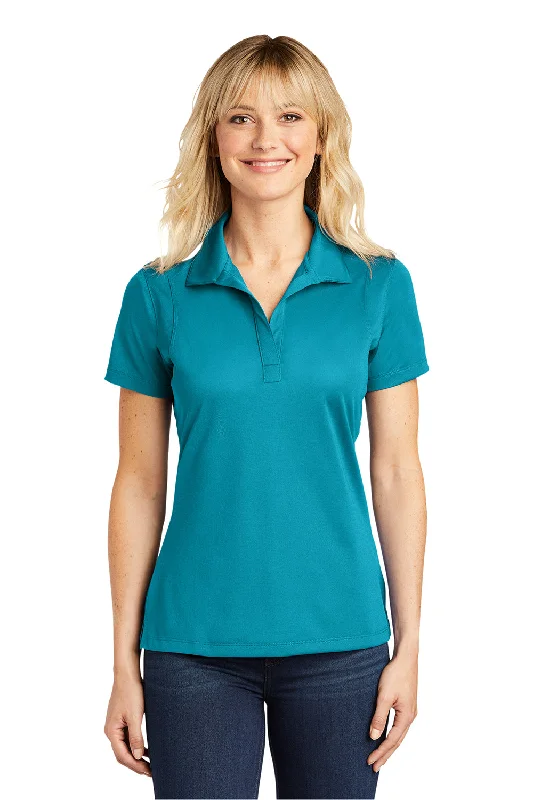 Sport-Tek Womens Sport-Wick Moisture Wicking Short Sleeve Polo Shirt - Tropic Blue