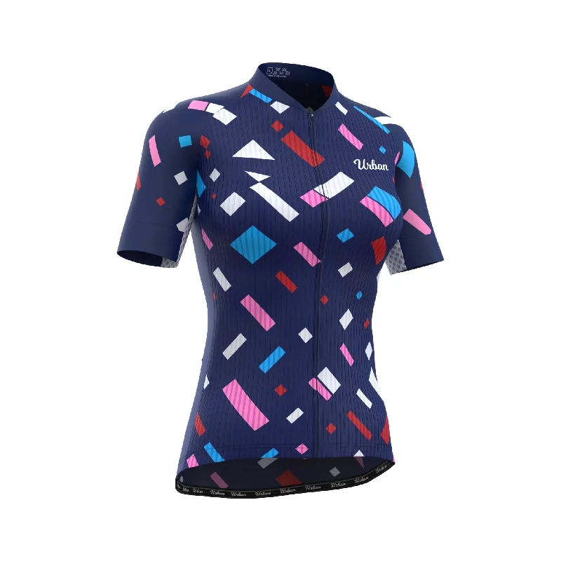 Women's Confetti Short Sleeve Jerseys / Bib Shorts