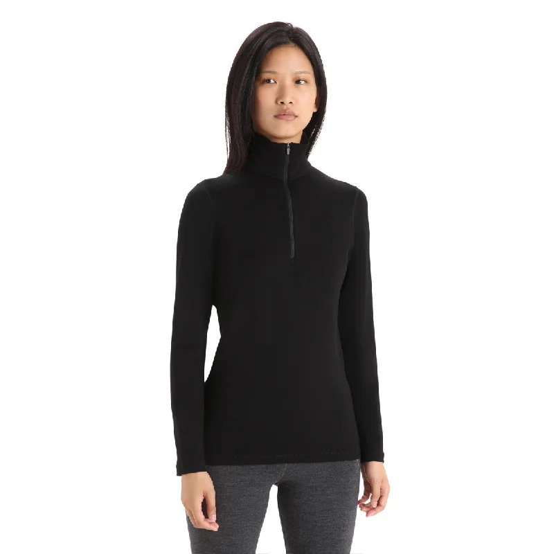 Merino 260 Tech Long Sleeve Half Zip - Black