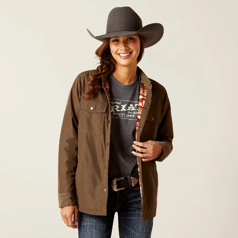 Ariat Women's Dilon Shirt Jacket, Canteen