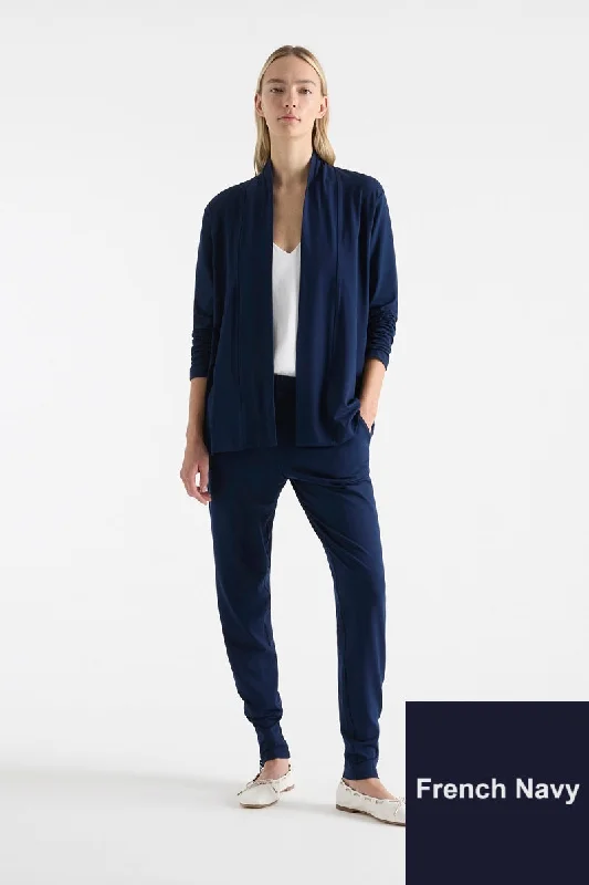 Pull On Jacket in French Navy F01 4173 by MELA PURDIE