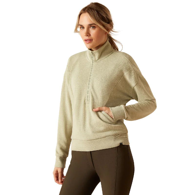 Ariat Ladies Friday Cotton 1/2 Zip Sweatshirt