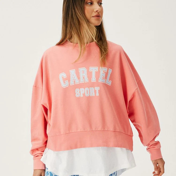 CARTEL & WILLOW IVIE SWEATER GUAVA