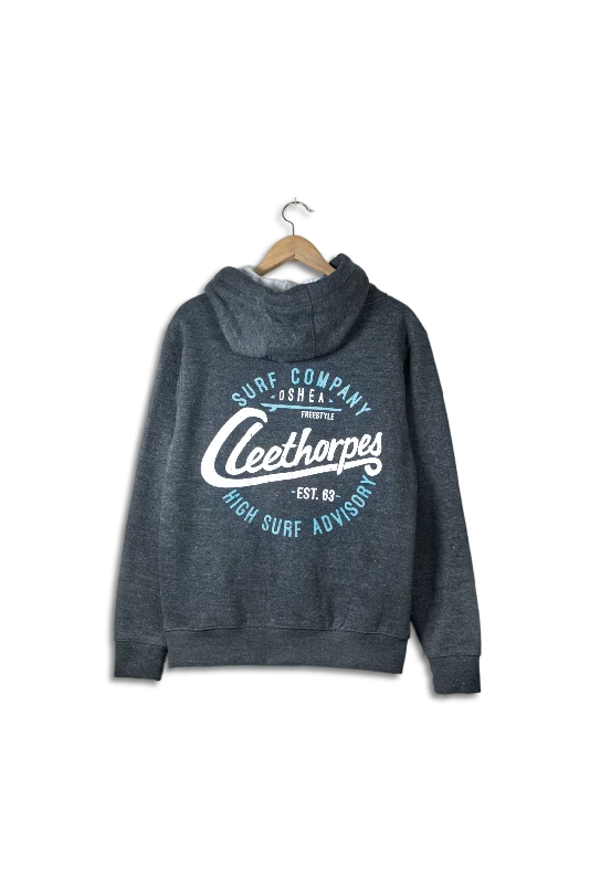 Cleethorpes Charcoal Overhead Hoody - High Surf