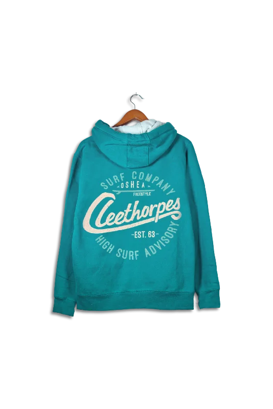 Cleethorpes Teal Overhead Hoody - High Surf