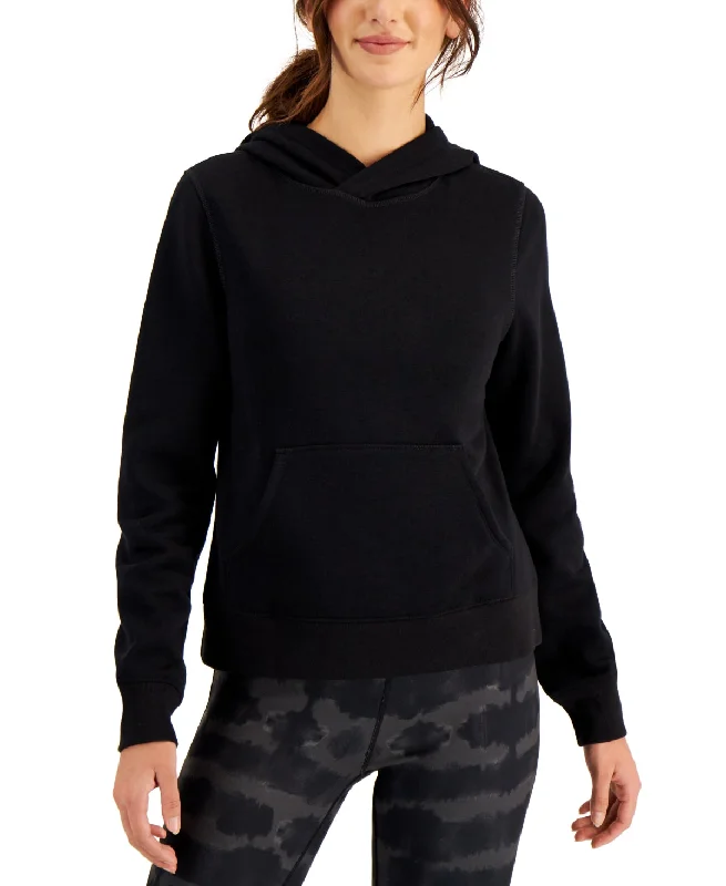 ID Ideology Women's Fleece Hoodie (Black, XS)